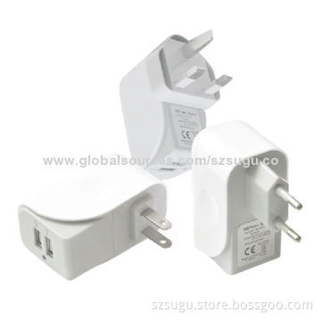 2 USB Ports Mini USB Charger, 3.1a